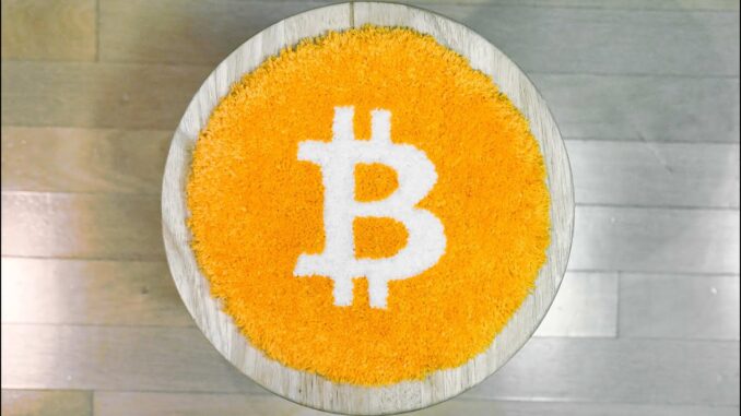 Tufting a Bitcoin Rug