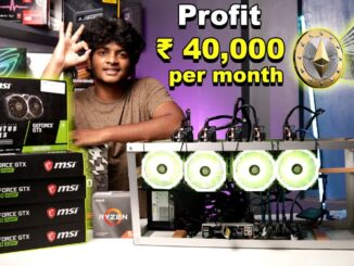 ₹3.3 Lakhs Ethereum mining Rig build தமிழில்|5*MSI 1660 super |Earn money at home